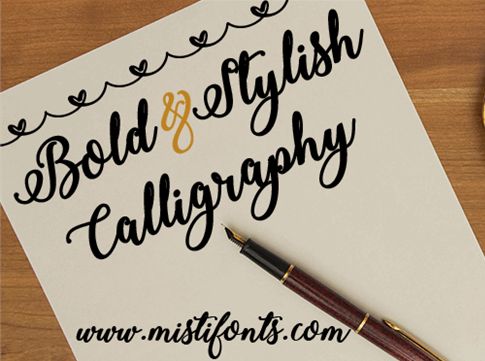 Bold Stylish Calligraphy Font