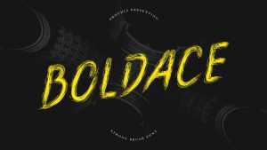 Boldace Brush Font › Fontesk