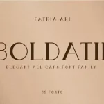 Boldatin Serif Font - Fonte Grátis Boldatin Serif Font