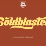 Boldblaster Script Font - Fonte Grátis Boldblaster Script Font