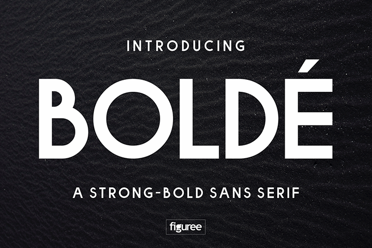 Bolde Sans Typeface