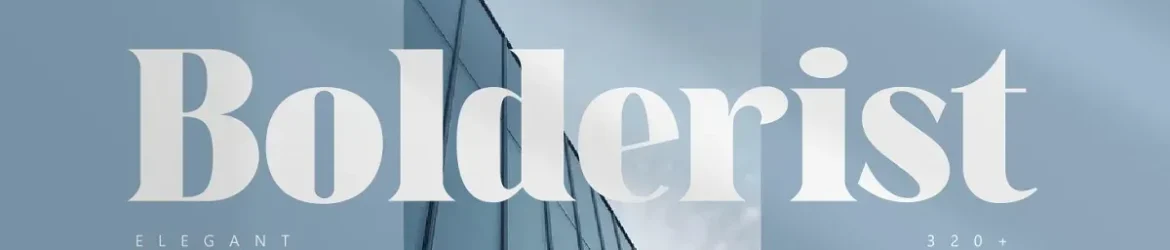 Bolderist Font