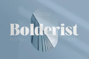 Bolderist Font