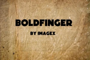 Boldfinger Sans Serif Font