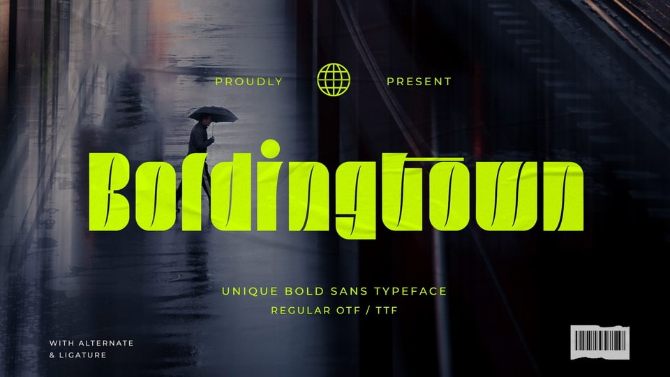 Boldingtown Font › Fontesk