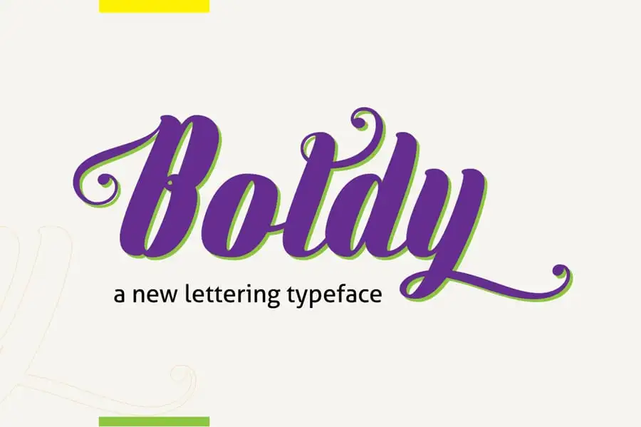 Boldy Font