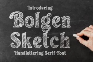 Bolgen Display Font
