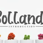 Bollando Displays Font