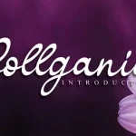 Bollgania Script Font