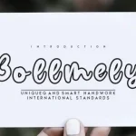 Bollmely Display Font