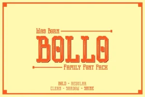 Bollo Typeface