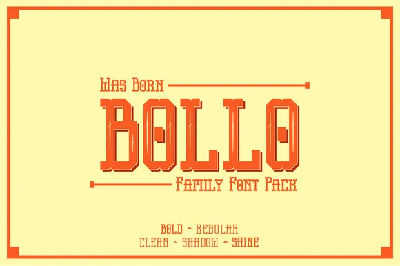 Bollo Typeface
