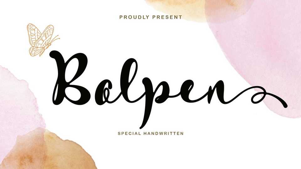 Bolpen Font › Fontesk