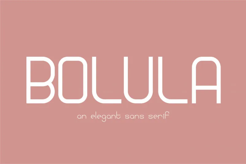 Bolula Sans Serif Font