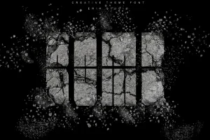 Bomb Display Font