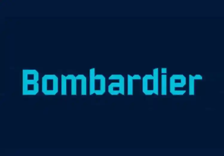 Bombardier Display Font