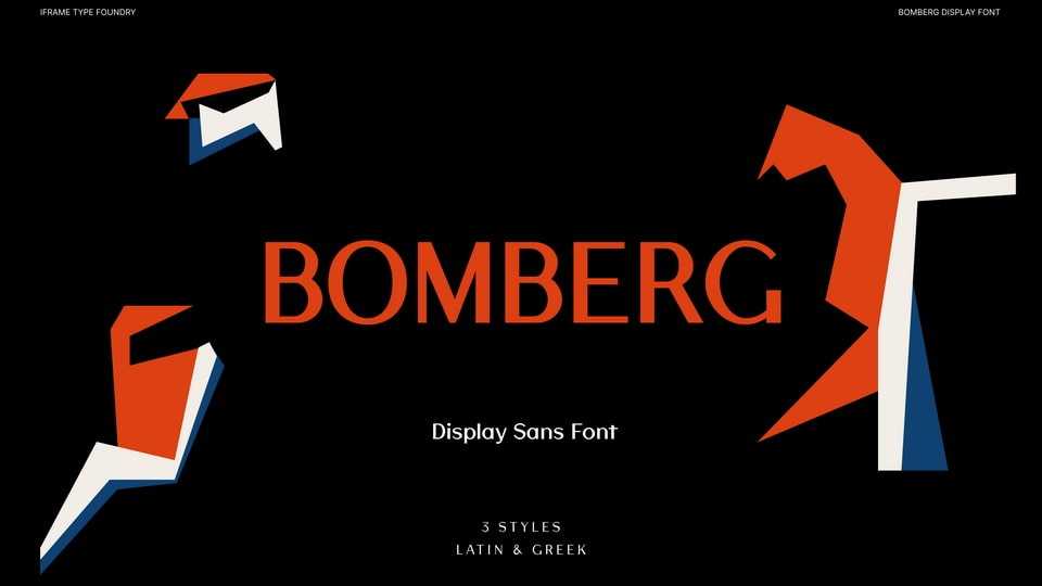 Bomberg Sans Font › Fontesk