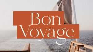 Bon Voyage Font Family › Fontesk