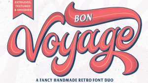 Bon Voyage Script Font › Fontesk