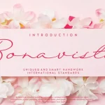 Bonavista Handwritten Font