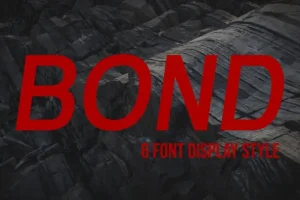 Bond Sans Serif Font