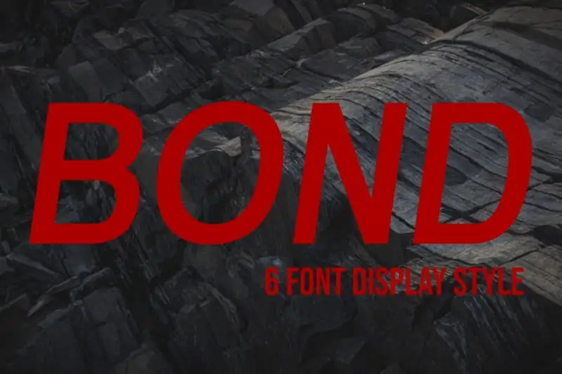 Bond Sans Serif Font