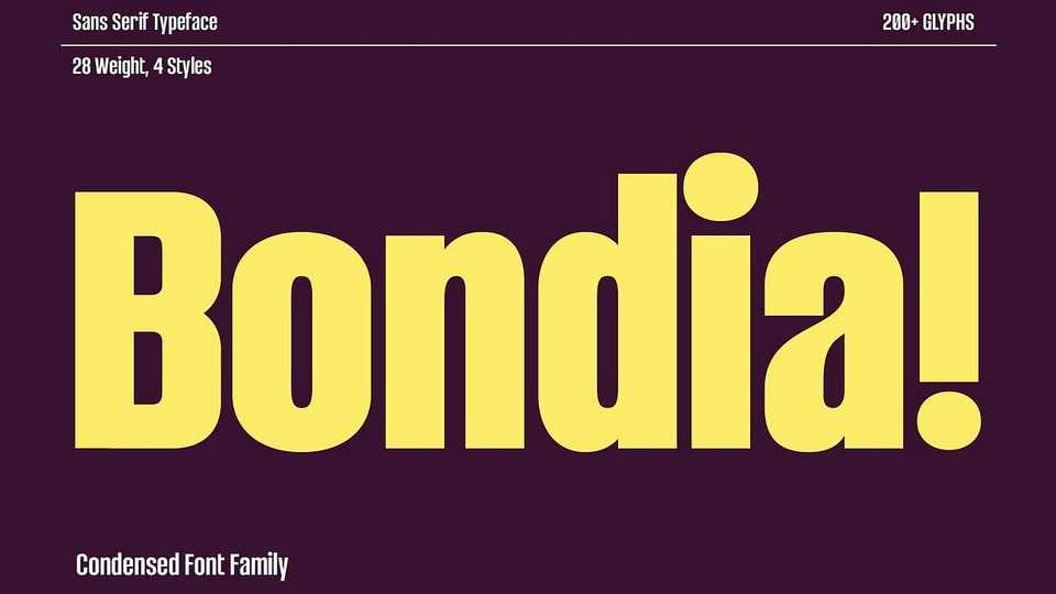 Bondia Font › Fontesk