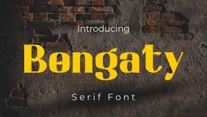 Bongaty Serif Font › Fontesk