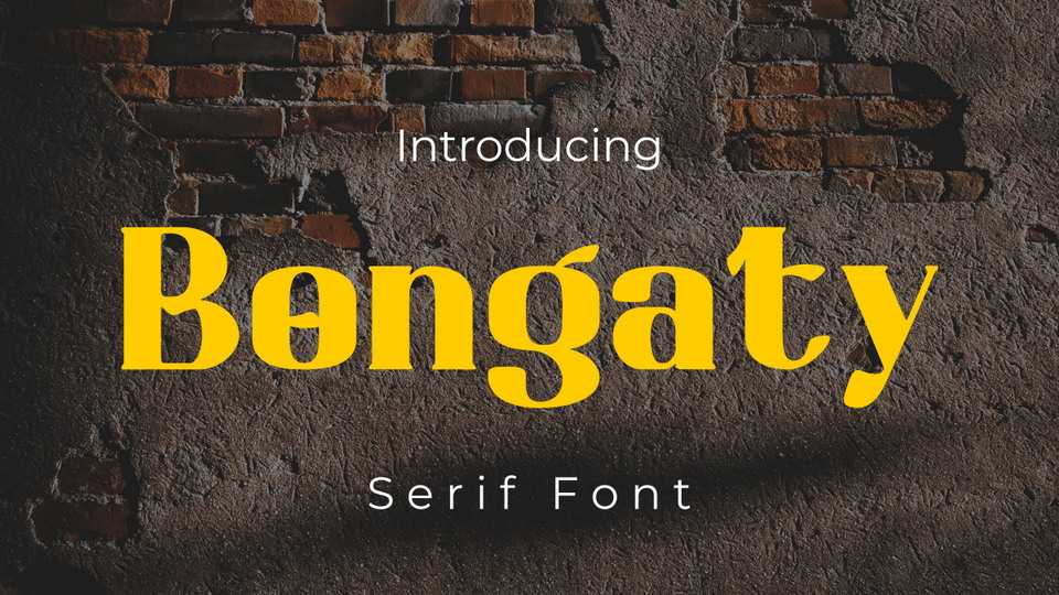 Bongaty Serif Font › Fontesk