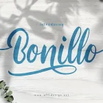 Bonillo Script Font