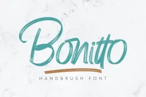 Bonitto Brush Font