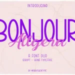 Bonjour Allgera Font Duo