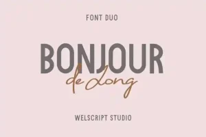 Bonjour de Jong Font Duo
