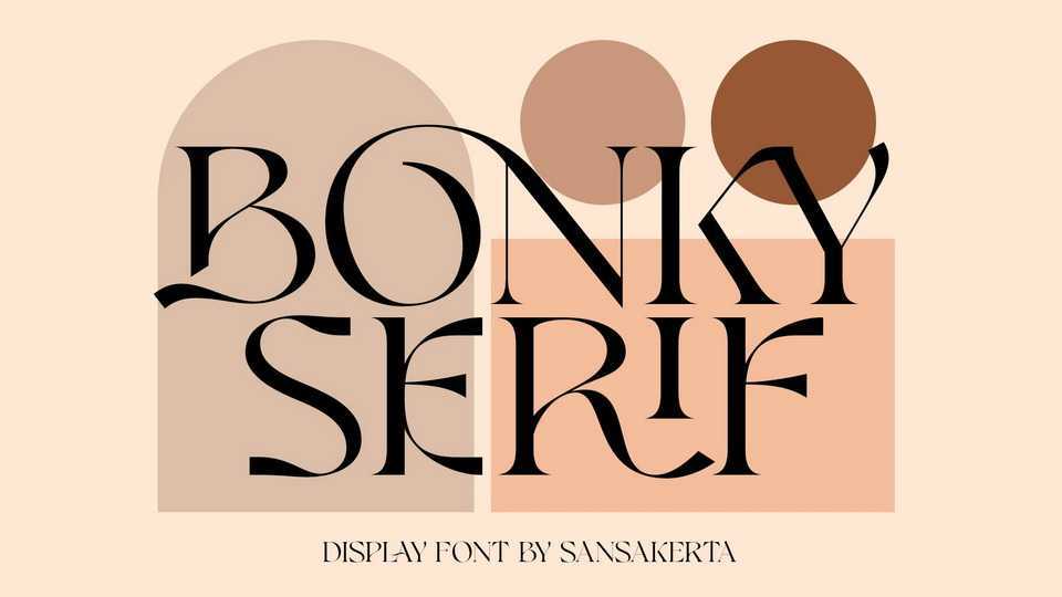 Bonky Serif Font › Fontesk