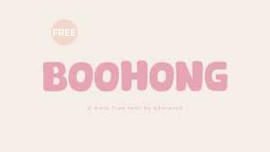 Boohong Font › Fontesk