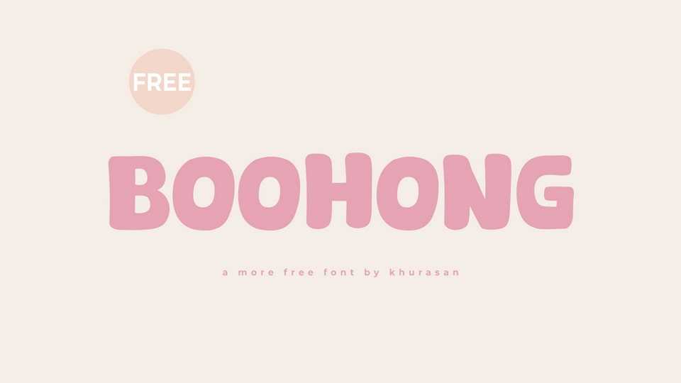 Boohong Font › Fontesk