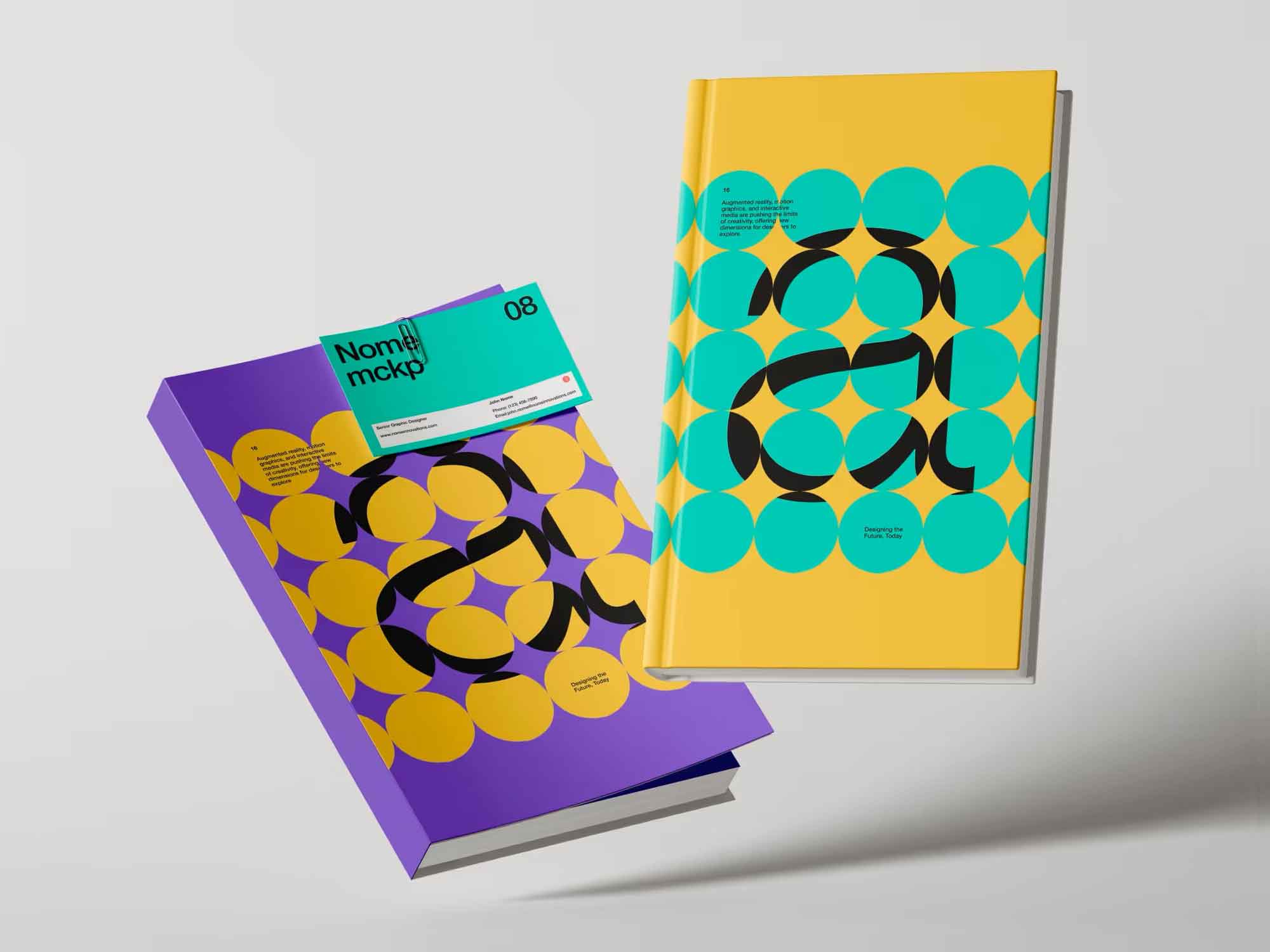 Book Cover Branding Mockup