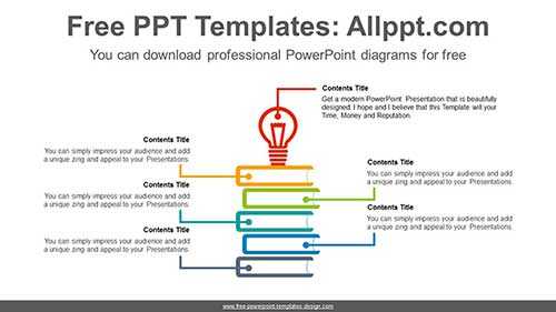 Book Stairs PowerPoint Diagram