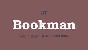 Bookmann Font Family › Fontesk
