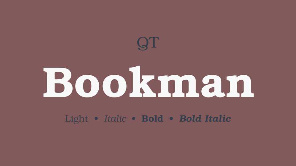 Bookmann Font Family › Fontesk