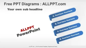 Bookmark Agenda PPT Diagrams