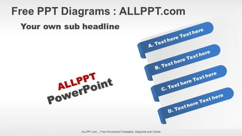 Bookmark Agenda PPT Diagrams