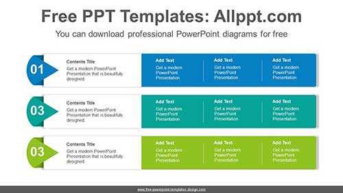Bookmark Banner PowerPoint Diagram