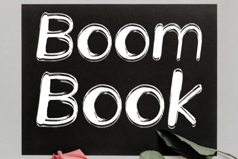 Boom Book Display Font