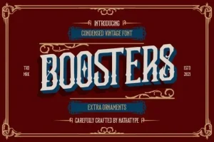 Boosters Font