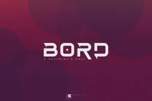 Bord Display Font