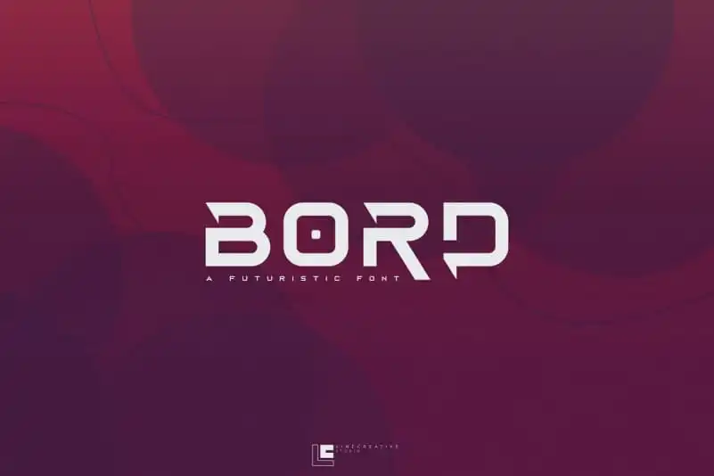 Bord Display Font