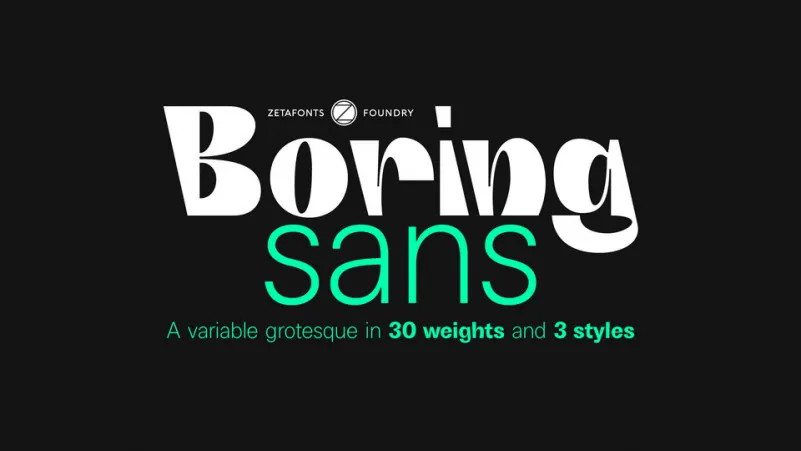 Boring Sans Font Family