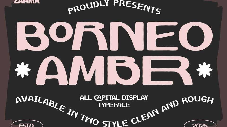 Borneo Amber Font › Fontesk