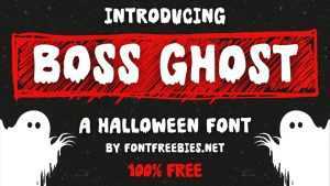 Boss Ghost Font › Fontesk